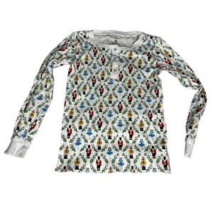 Roller Rabbit Youth Girls sz 8 Nutcracker Pajama Sleep Top ONLY 100% Cotton